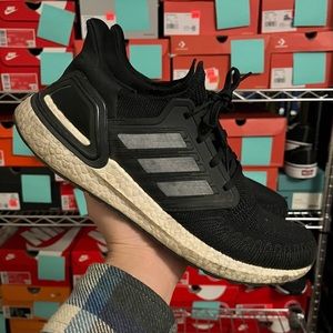 Adidas UltraBoost 20 Cloud White Black Running Shoes